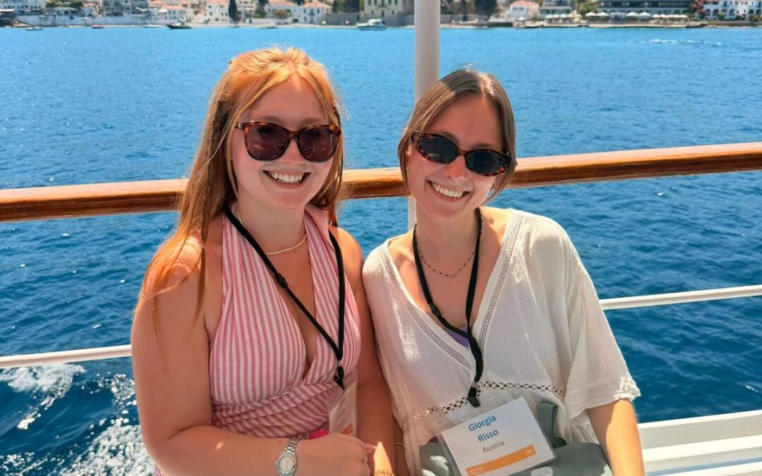 Postcards from Spetses: Alice and Giorgia at the EMBO|FEBS Summer School